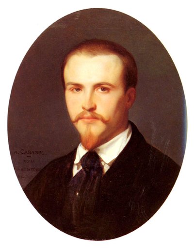Zelfportret, 1847 door Alexandre Cabanel